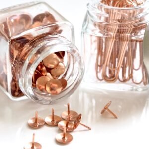 Rose gold pins & clips