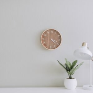 Wooden wall clock