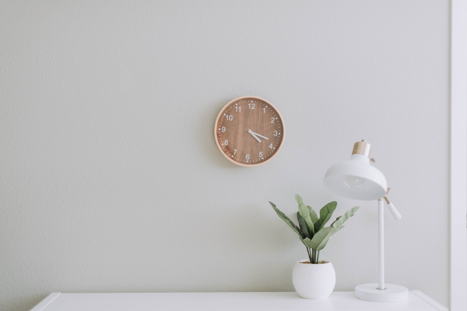 Wooden wall clock